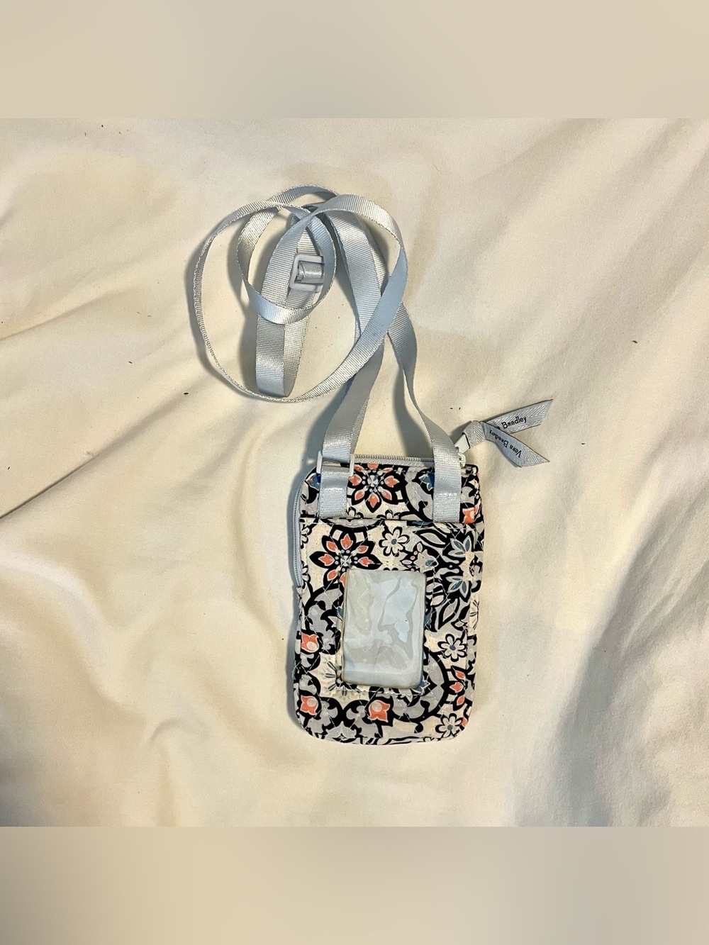 Vera Bradley Lisbon Medallion Crossbody Cell Phone + Card Holder Purse/Bag